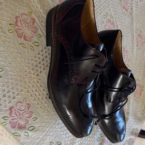 Sandro Moscoloni Black Oxford Shoes
